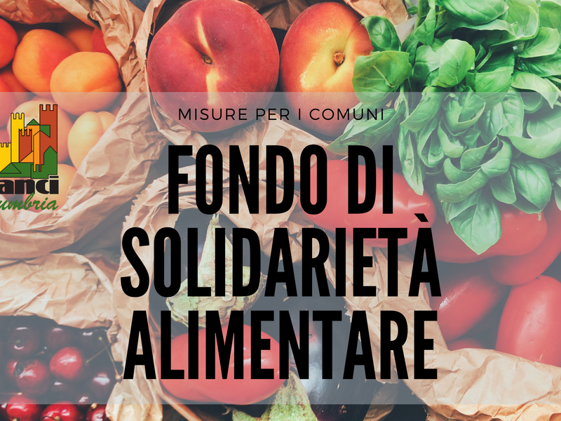 FONDO DI SOLIDARIETÀ ALIMENTARE - fondo sol alim