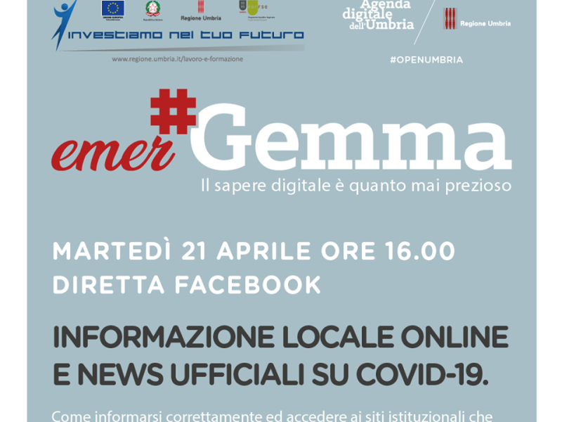 LIVE FACEBOOK EMER#GEMMA: 