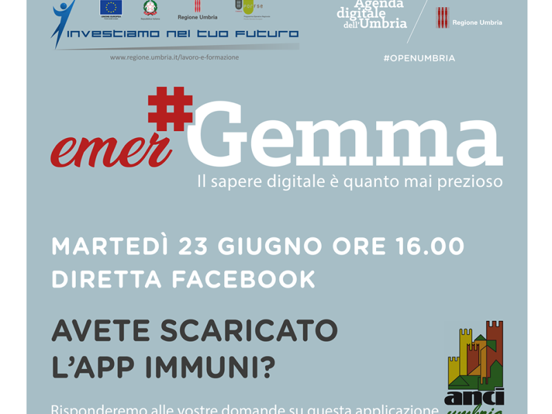 SECONDA LIVE FACEBOOK EMER#GEMMA: 