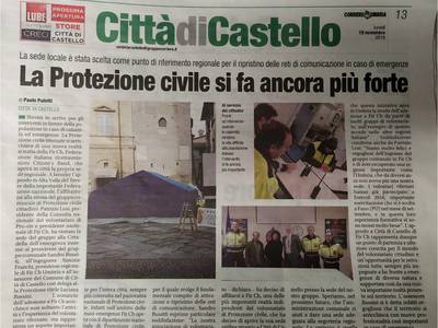 Città di Castello: la protezione civile si fa ancora più forte - corriere umbria