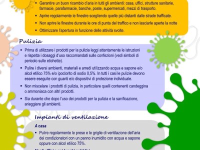 Infografica Istituto Superiore di Sanità - iss indoor