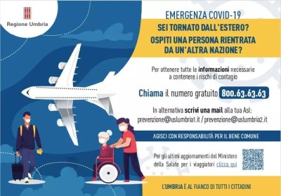 Infografica Regione Umbria - ru covid