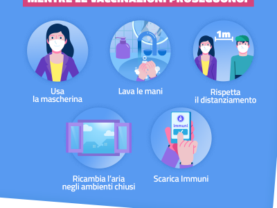 COMPORTAMENTI DURANTE IL PERIODO DI VACCINAZIONE - vaccino min salute