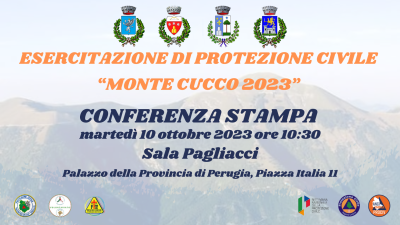 CONFERENZA STAMPA ESERCITAZIONE MONTE CUCCO 2023 - conferenza stampa exe