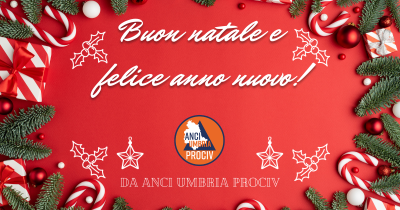 ANCI UMBRIA PROCIV AUGURA A TUTTI BUONE FESTE - natale