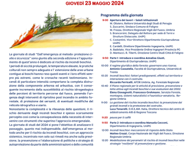 locandina unipg incendi